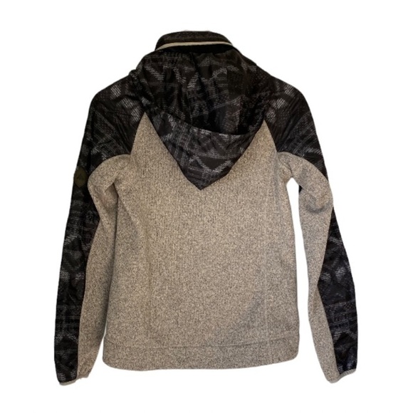 burton Dryride Pierce Fleece with Zip away Hood Womens Size XS Mid Layer - Picture 3 of 8